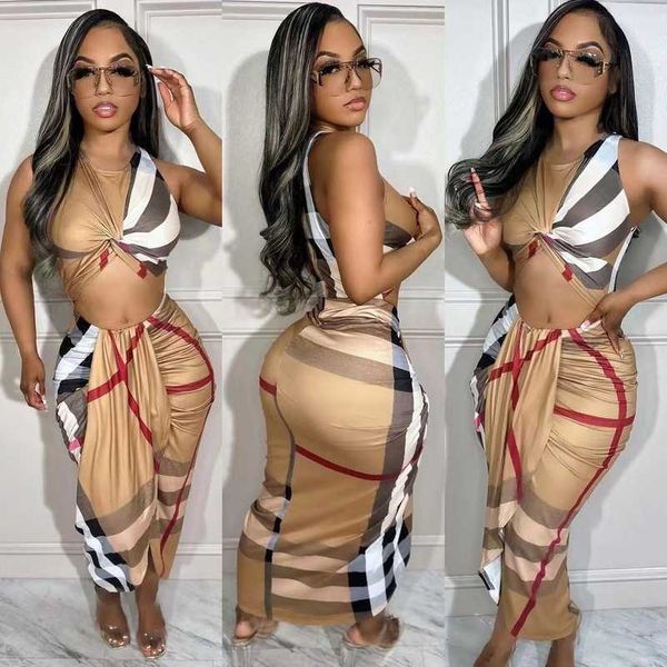 

d8556 2023 spring/summer new cross wrap chest split dress for womendress women clothes, Black;gray