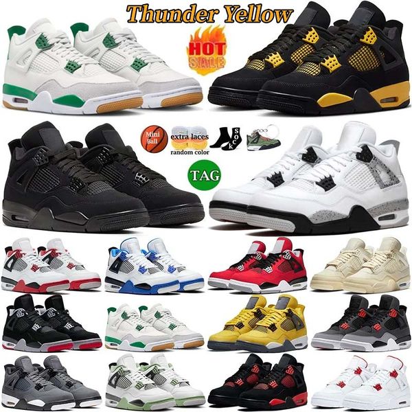 

4s basketball shoes pine green seafoam military black navy 4 men red thunder pn dust sail black cat white oreo pure money infrared cool grey