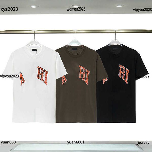 

mens t-shirts new designers t shirts mens 100% cotton short sleeved letter printed tees casual white black brown