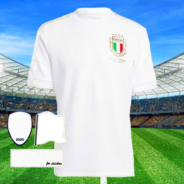 

125th anniversary italy soccer jerseys italia verratti chiesa 2023 2024 maglie barella bonucci pre match training jersey camisetas maillot f, Black;yellow
