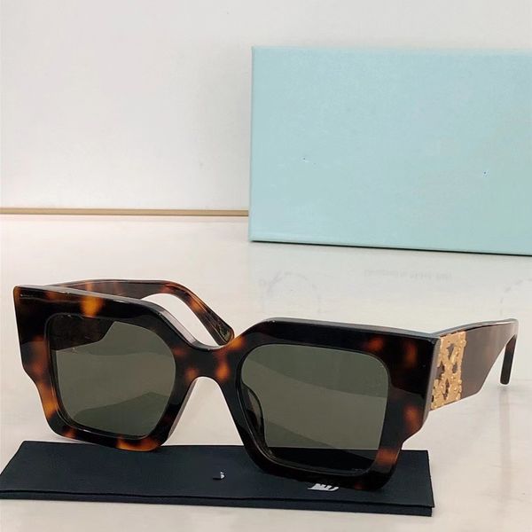 

2023 mixed color khaki leopard print high-end boutique pc material thick frame full frame women's luxury quality sunglasses fashionable, White;black