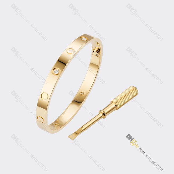 

designer bracelet classic love bracelet titanium steel bracelets gold-plated never fading non-allergic; gold bracelet 4 diamond store/214916, Black