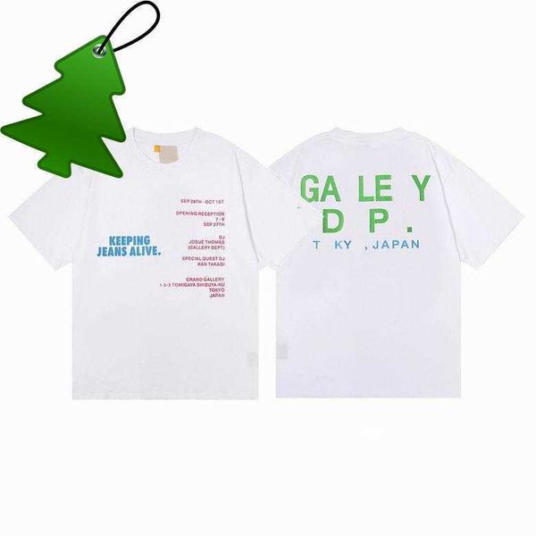 

mens t-shirts tees galleryse depts t shirts women designer galleryes depts cottons man s casual shirt luxurys clothing street shorts sh23, White;black