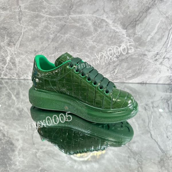 

2023 new designer casual shoes men women platform sneakers leather mens and womens outdoor shoe, Black