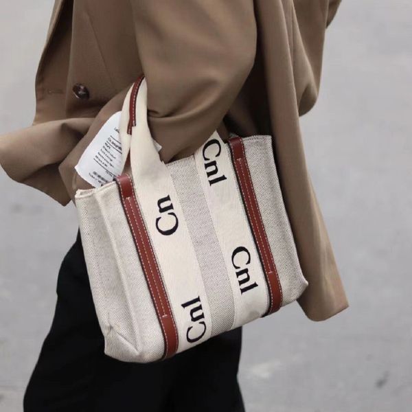 

rs totes woody beach shopping bag womens shoulder bag hobo fashion wallet canvas large lady bags pochette linen crossbody purses small mediu