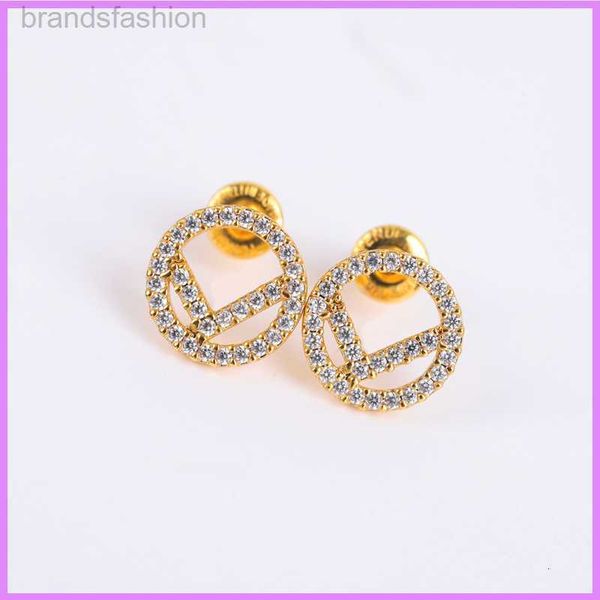 

women gold hoop earrings designers diamond stud earrings f earring designer jewelry for lady party wedding lovers 925 silver nice d2111087f, Golden;silver