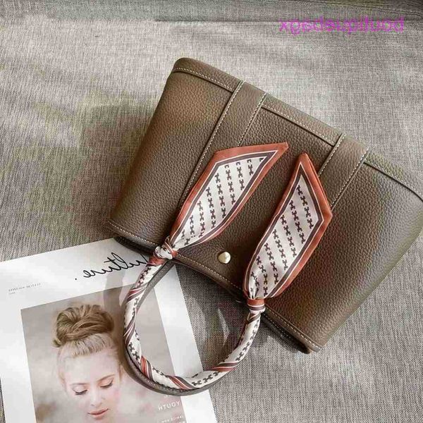 

luxury party garden bags h home for sale 2023 new layer cowhide litchi pattern simple large capacity one shoulder oblique straddle portabhav