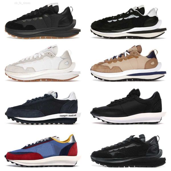 

2023 new waffle vaporwaffle men women running shoes pegasus fragment undercover ldwaffle ld pure platinum white black trainers sports sneake