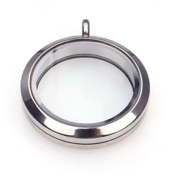 

10pcs round po medaillon locket pendant for women floating charms memory relicario locket necklaces gift jewelry bulk 2203234504496, Bronze;silver