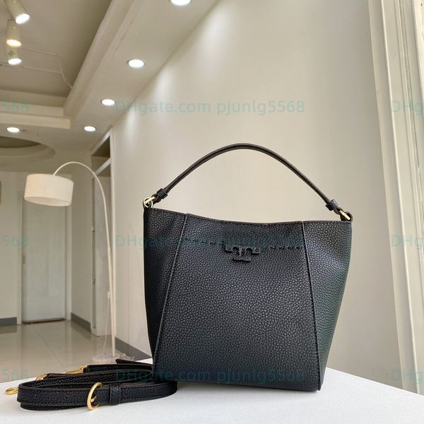 

magnetic snap with chain clasp designer women shoulder bags cow leather litchi grain luxury drawstring bucket bag famous handbags cross body