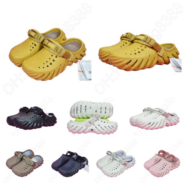 

sandals eva bobo echoclog crocclog crocodile shoes lightweight comfortable women men summer slides designers sandalias slippers a03, Black