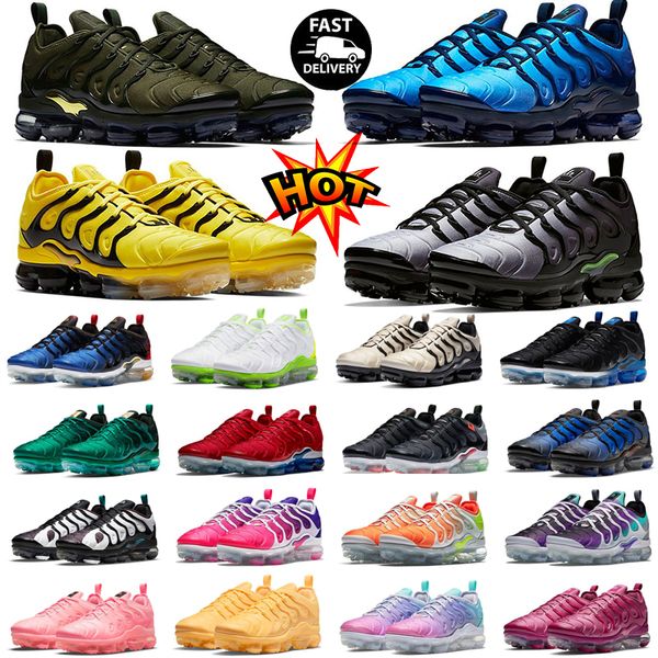 

2023 tn plus terrascape running shoes tns men women unity black white university blue grape gold bullet hyper sky blue fury jade mens womens