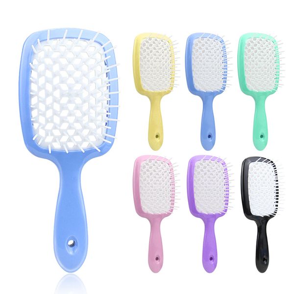 

tangled hair brush salon hair styling tools large plate combs massage hair comb hair brushes girls ponytail comb candy color