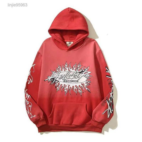 

hoodie men's vintage mud print loose high street fashion couple pulloverd8e5{category}, Black;brown