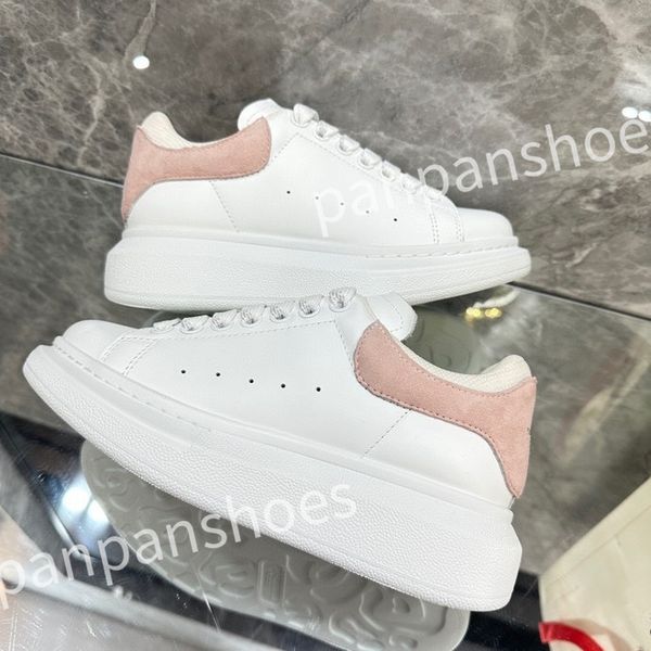 

2023 luxurys designer sneaker shoe women casual shoes mens leather white platforms with black outdoor sneakers size 35-46