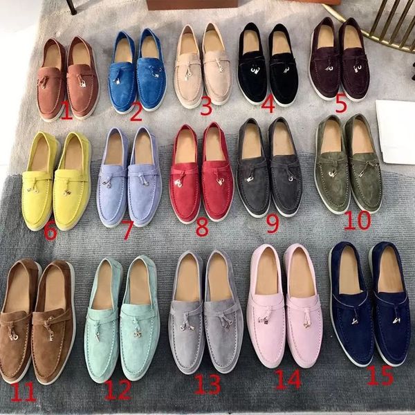 

dress shoes designer shoes casual shoe men lazy loafers women flat authentic cowhide metal buckle lady leather letter mules princetown large, Black