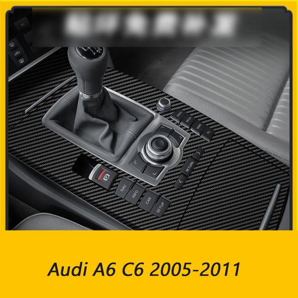 

for audi a6 c6 2005-2011 self adhesive car stickers carbon fiber vinyl car stickers and decals car styling accessories