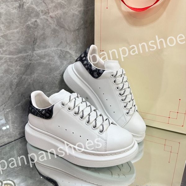 

new r sneakers casual shoes leather lace up men fashion platform white black mens womens espadrilles sports trainer