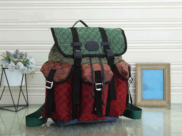 

luxury designer black embossing backpacks handbag men travel women leather backpack school bag fashion knapsack back pack rucksack shoulder