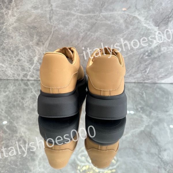 

new genuine leather casual shoes platform sneakers brand design women autumn fashion sports ladies vulcanized men, Black