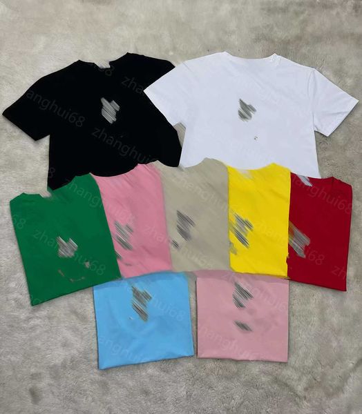 

23ss womens designer clothing tee womens t-shirt pure cotton nail a diamond and string a bead letters logo short sleeve t-shirt 9 colors ava, White