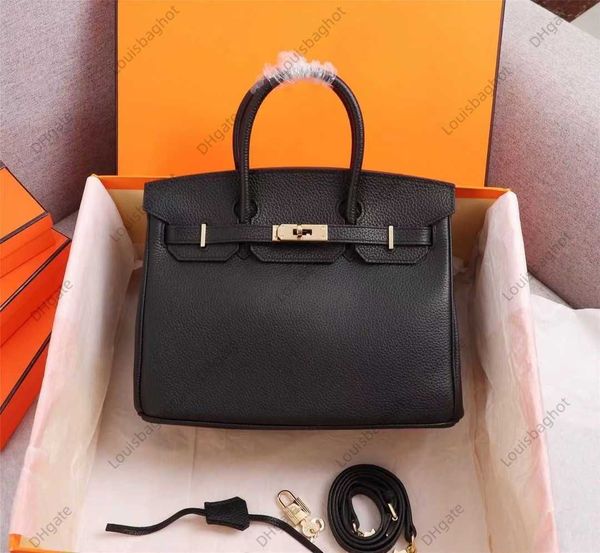 

2023 fashion birkin bag quality leather bags woman famous handbag luxurious crossbody bags wallet purse cowhide pochette clutchdesigner dinn