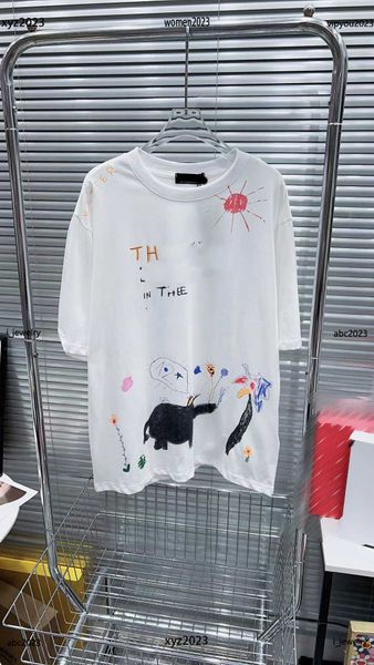 

designer clothes women t-shirt girl tees short sleeve colorful letter printing round neck #multiple product, White