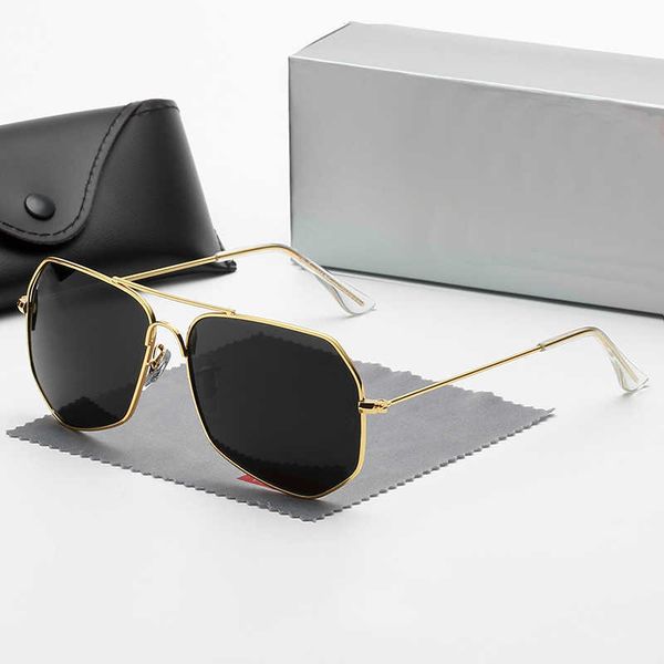 

luxury polarized sunglasses for women 2023 classic trendy hexagonal sun lenses brand uv400 original box brand sunglasses, White;black