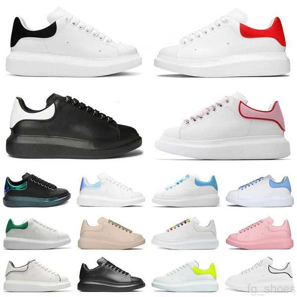 

2023 casual shoes chaussures de espadrilles oversized sneakers women leather lace up fashion platform white black mens luxury velvet suede t