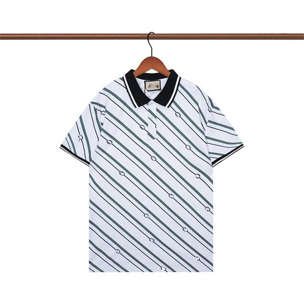 

2# summer polos fashion embroidery mens polo shirts highly quality t shirt men women high street casual tee size m-3xl #89, White;black