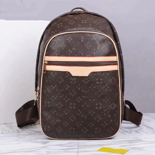

l men's backpack large capacity luggage backpack michael retro plaid luxury travel bag women's backpack schoolbag