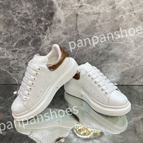 

2023 luxurys designer sneakers casual shoe leather lace up men fashion platform white black mens womens espadrilles sports trainer