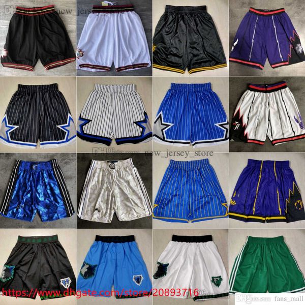 

classic retro basketball shorts stitched man breathable gym training beach pants baskeball sweatpants pant pocket short black white purple
