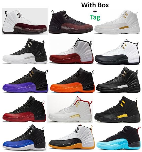 

12 12s ovo white amm black basketball shoes field purple black taxi cherry playoffs the master flu game gamma blue 25 years emoji hyper roya