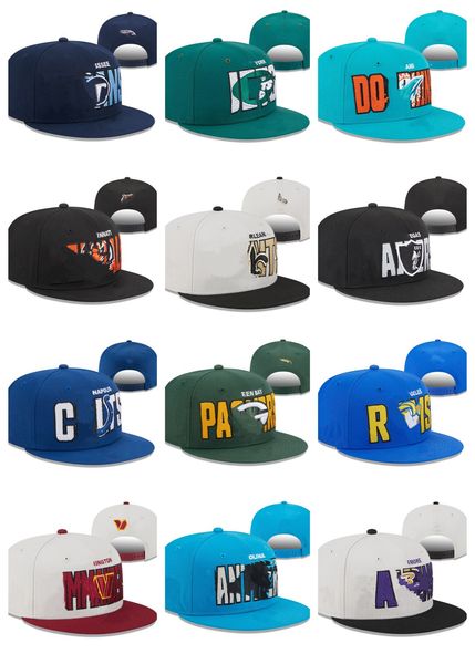 

luxury snapbacks hats designer baseball hat all team logo embroidery flat football basketball adjustable cap mesh beanies fitted hat outdoor, Black;white