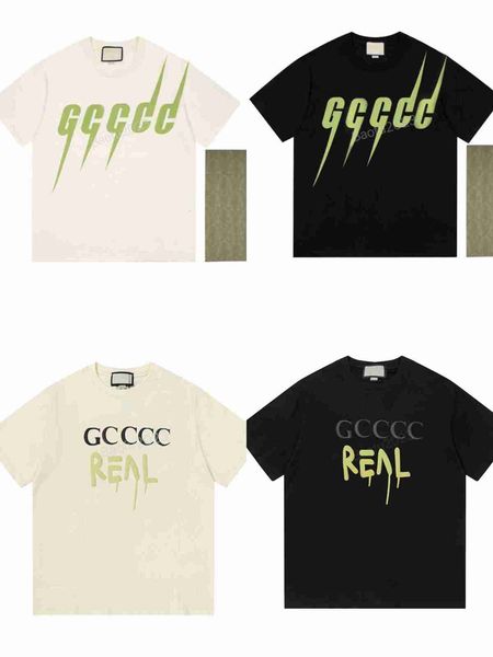 

22ss g t shirt mens womens couples summer paris street tee mes clothing casual short sleeve jumper, White;black