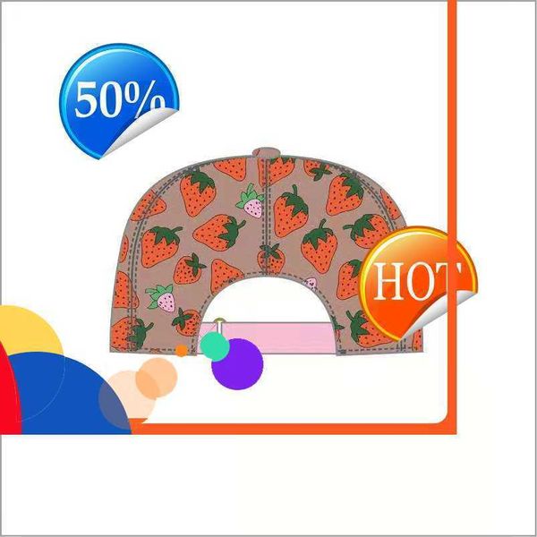 

81ity strawberry baseball caps man's cotton cactus classic letter Ball caps summer women sun hats outdoor adjustable Snapback Cap girl's cute visor111783