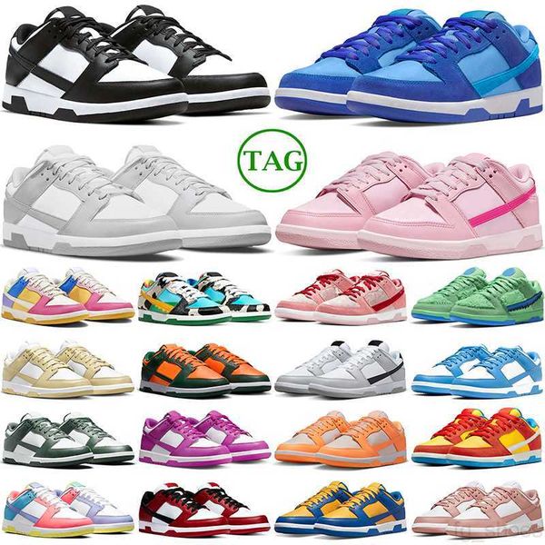 

men women shoes lows sneakers panda white black triple pink unc grey fog rose whisper lilac blue raspberry candy active fuchsia peach cream