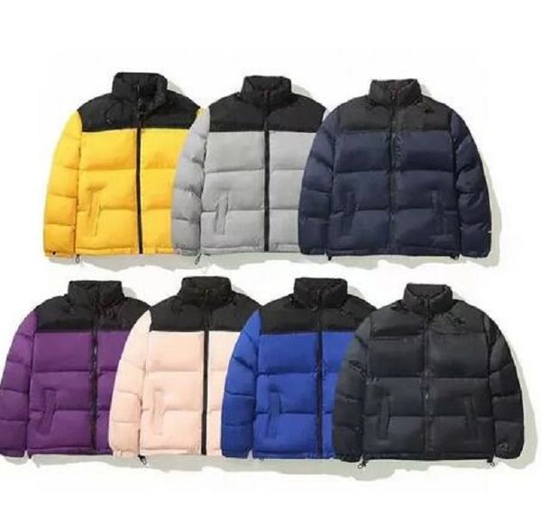 

2028 multicolor mens winter parka windbreaker jacket zipper warm lovers stand collar short thin and thickened outwear windbreaker size -2xl, Gray