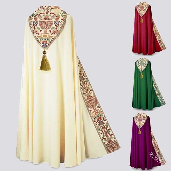 

digital printed cape stage performance clothing original tassel pendants are selling welldress women clothes, Black;gray