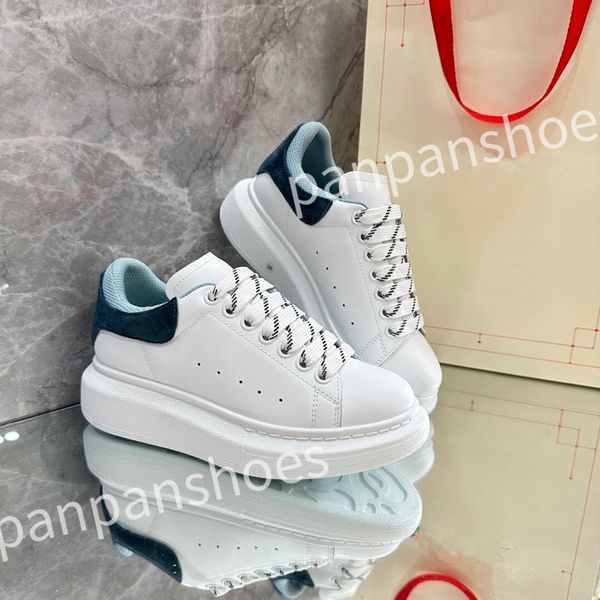 

2023 luxury designer sneaker shoe women casual shoes mens leather white platforms with black outdoor sneakers size 35-46