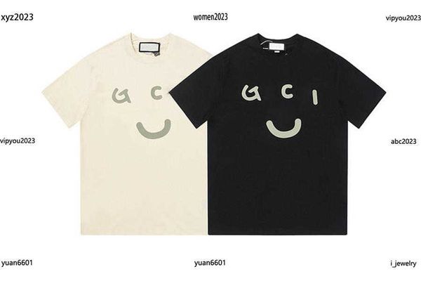 

men's t-shirts fashion letter printing tees women casual loose round neck pure cotton short sleeve men's and women's lover , White;black