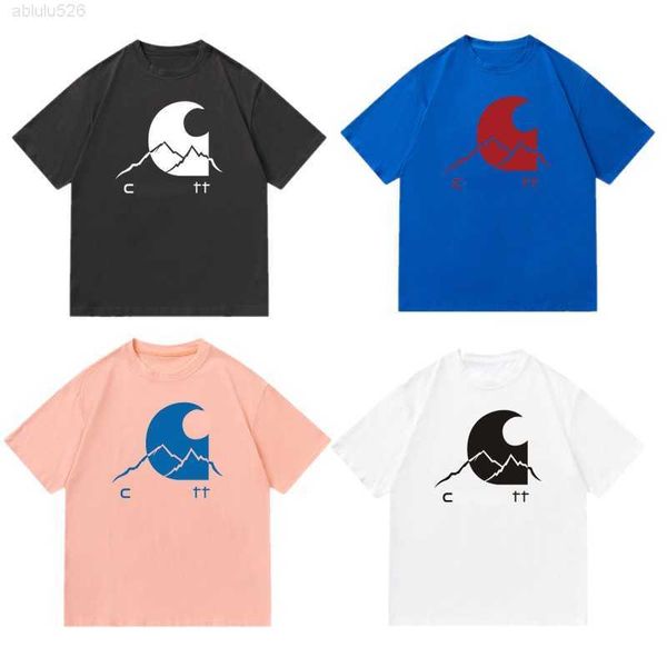 

mens carharttshirts tee short sleeve t-shirt men woman casual alphabet print doodle t-shirts, White;black