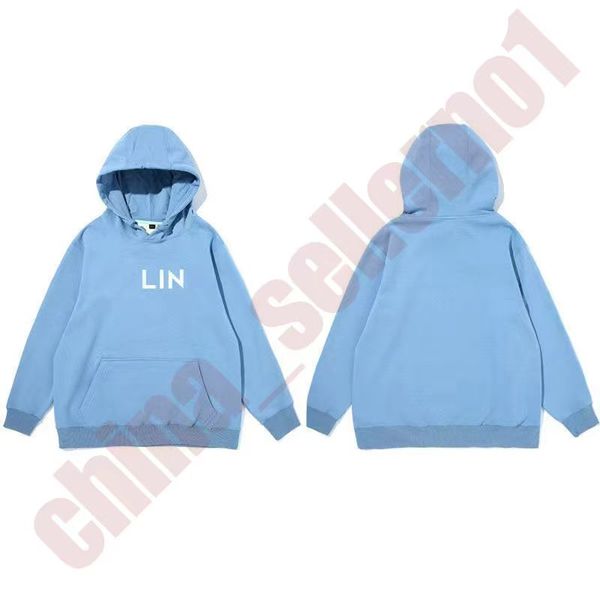 

european and american spring and autumn designer hoodie men's hoodie necessities pullover sweatshirt loose long sleeve hoodie pullover, Black