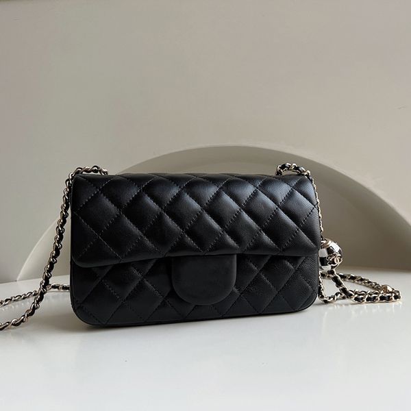 

designer bag 20cm genuine leather shoulder bag lady crossbody bag chain bag with box yc080