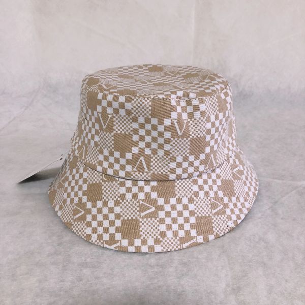 

2023 fashion accessories designers bucket hat fitted hats sun prevent bonnet letter design fashion sunshade cap temperament versatile hat co, Blue;gray