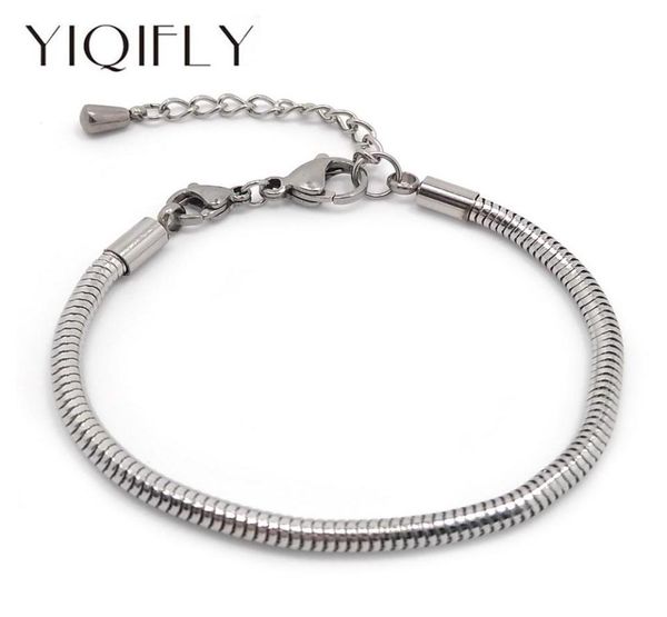 

brand new fashion stainless steel chain lobster clasp bracelet fit european bracelet diy8391722, Golden;silver