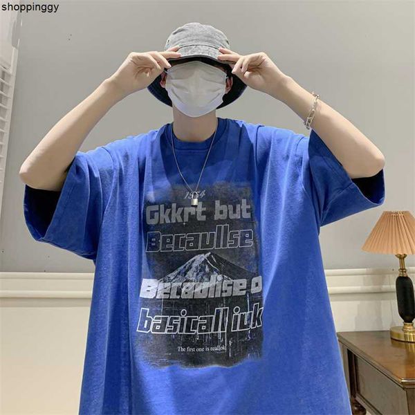 

t-shirts american retro batik t shirts women/men streetwear baggy sleeved light thin crewneck tshirts y2k printing letter l230316, White;black