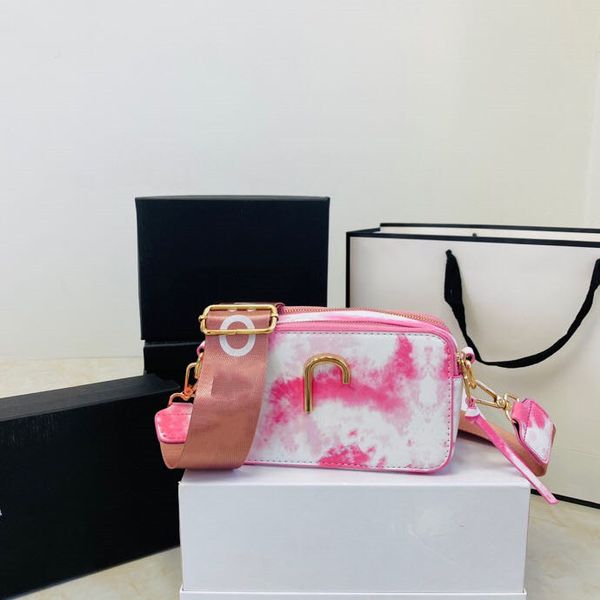 

brand new 23ss summer women's messenger bags texture small square bag fashion single shoulder bag double panel contrast color grils cro