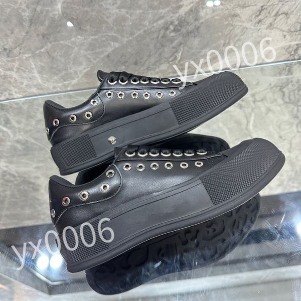 

2023 new luxury casual shoes four season white sports women's and men's casual board shoes kinds of comfortable all cow leather, Black
